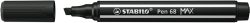 STABILO Fasermaler Pen 68 MAX 2+5mm 768/46 schwarz