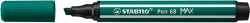 STABILO Fasermaler Pen 68 MAX 2+5mm 768/53 blaugr&uuml;n
