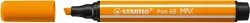 STABILO Fasermaler Pen 68 MAX 2+5mm 768/54 orange