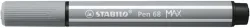 STABILO Fasermaler Pen 68 MAX 2+5mm 768/95 mittelgrau