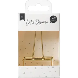I AM CREATIVE Foldback Klammer Let's Organiz MAA4035.28 gold, 51mm