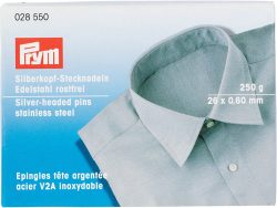 Prym Silberkopfstecknadel V2A 0.60 x 26 mm, Karton 250 g