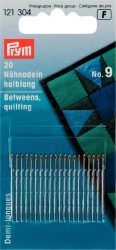 Prym N&auml;hnadeln halblang Nr. 9 0.60 x 28 mm, Karte 20 Stk., Stahl