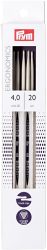 Prym Strumpfstricknadeln ergonomics 4.00 mm, 20 cm, Karte 5 Stk., Kunststoff