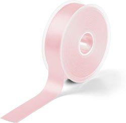 Prym Satinband, beidseitig gl&auml;nzend, hellrosa 25 mm, Coupon 3 m, 100 % PES