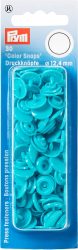 Prym Druckknopf Color Snaps, t&uuml;rkis 12.4 mm, Karte 30 Stk.