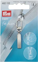 Prym Fashion-Zipper Classic, mattsilber Karte 1 Stk.