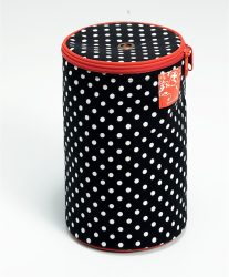Prym Woll-Spender Polka Dots, schwarz/weiss Stk.