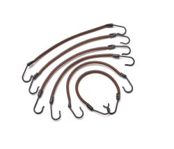 Trisa Haken Zopfgummis 12cm braun 6 Stk.
