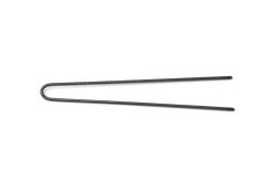 Trisa Profi-Haarnadeln geriffelt U-f&ouml;rmig 73mm schwarz 40 Stk.