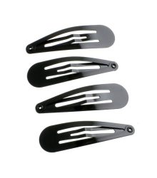 Trisa Haarschmuck - Click Clack, Click Clack Metall, 5cm, Black