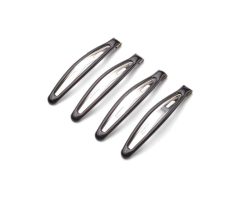 Trisa Haarschmuck - Click Clack, Click Clack Epoxy, 6cm, Black