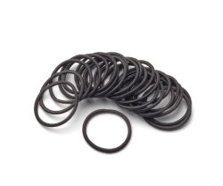 Trisa Haargummis d&uuml;nn 30 mm schwarz 24 Stk.
