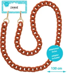 ZANA&Eacute; Phone Necklace Autumn Leaf 17670 Fall & Mate red