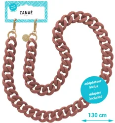 ZANA&Eacute; Phone Necklace Maple Syrup 18315 Indian Summer red