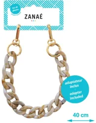 ZANA&Eacute; Phone Wristlace Turtle Sand 17173 Mineral Winter beige