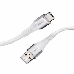 INTENSO Cable USB-A to USB C 7901102 1.5 m, Nylon white