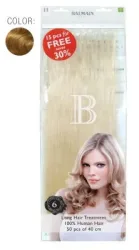 Balmain Value Pack 23 Natural Straight 40cm 50St. Echthaar Fill-In Extensions
