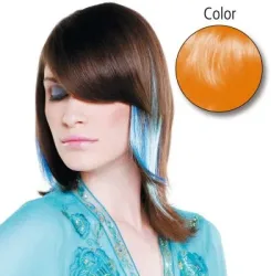Balmain Straight Fantasy 45cm fresh orange 10 St&uuml;ck Echthaar
