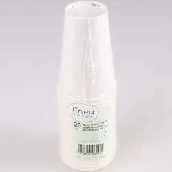 - Pappbecher, 20 Stück, 200 ml, Weiss