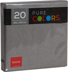 ELCO Serviette Zelltuch 24x24cm PC234020-011 3-lagig, grau 20Stk. 3-lagig, grau 20Stk.