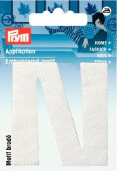 Prym Applikation Buchstabe N, weiss