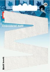 Prym Applikation Buchstabe W, weiss
