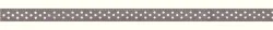 Prym Satinband gepunktet, grauweiss 6 mm, Coupon 4 m