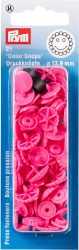 Prym Druckknopf Color Snaps, Blume, pink 13.6 mm, Karte 21 Stk.