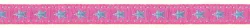 Prym Borte mit Stern, pink & blau 10 mm, Coupon 2 m