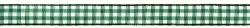 Prym Dekoband kariert, gr&uuml;n & weiss 10 mm, Coupon 4 m