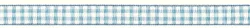 Prym Dekoband kariert, hellblau/weiss 10 mm, Coupon 4 m
