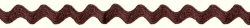 Prym Zackenlitze, braun 10 mm, Coupon 3 m