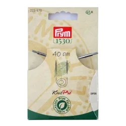 Prym 1530 Seil & Zubeh&ouml;r f&uuml;r Rundstricknadeln 40 cm