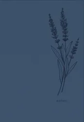 NATUR VERLAG Notizbuch Crushpaper A5 11001N Lavendel Mono, dotted