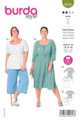 Burda Schnittmuster, Kleid & Bluse