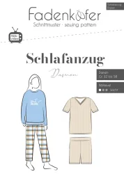 Fadenk&auml;fer Papierschnittmuster Schlafanzug A4, Damen