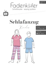 Fadenk&auml;fer Papierschnittmuster Schlafanzug A4, Kinder