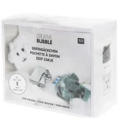 Rico H&auml;kel-Set Creative Bubble, Bath 1 x H&auml;kelnadel, 1 x N&auml;hnadel, Anl., 100 % PES