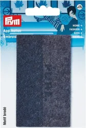 Prym Applikation Jeanslabel, rechteckig, Pure, blau