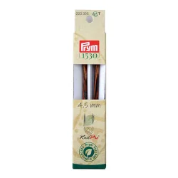 Prym 1530 Nadelspitzen lang 4.50 mm, 11.6 cm, Birkenholz