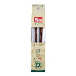 Prym 1530 Nadelspitzen lang 4.50 mm, 11.6 cm, Birkenholz