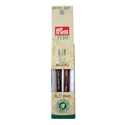 Prym 1530 Nadelspitzen kurz 6.00 mm, 8.7 cm, Birkenholz