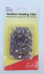Sew easy Stoffclips small, violett 26 x 10 mm, Karte 20 St&uuml;ck
