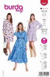 Burda Schnittmuster, Kleid