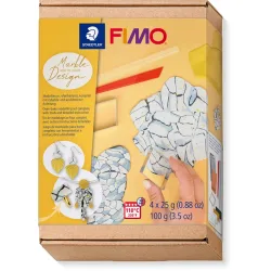 FIMO Modelliermasse 4x25g 8025HTC5 Marble Design