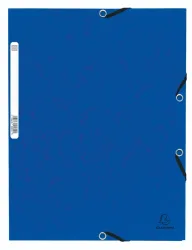 EXACOMPTA Gummibandmappe A4+ 55302E blau manila