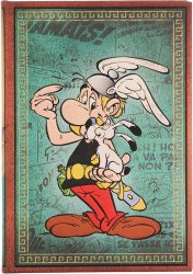 PAPERBLANKS Notizbuch Asterix Midi PB9699-3 liniert, blau 144 Seiten