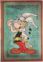 PAPERBLANKS Notizbuch Asterix Midi PB9699-3 liniert, blau 144 Seiten