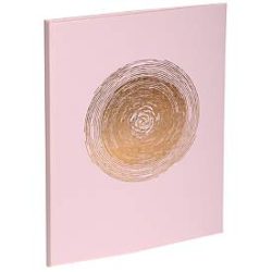 EXACOMPTA G&auml;stebuch Ellipse 27x22cm 47983E rosa 100 Seiten